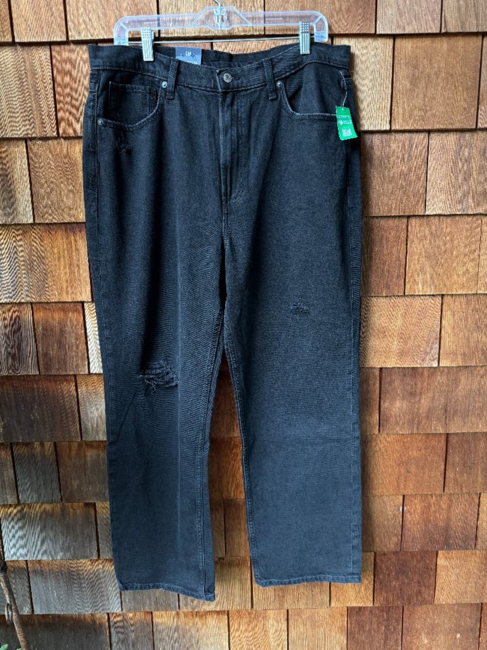 NWT GAP Black 90s High Rise Loose Jeans in Women's 32/14